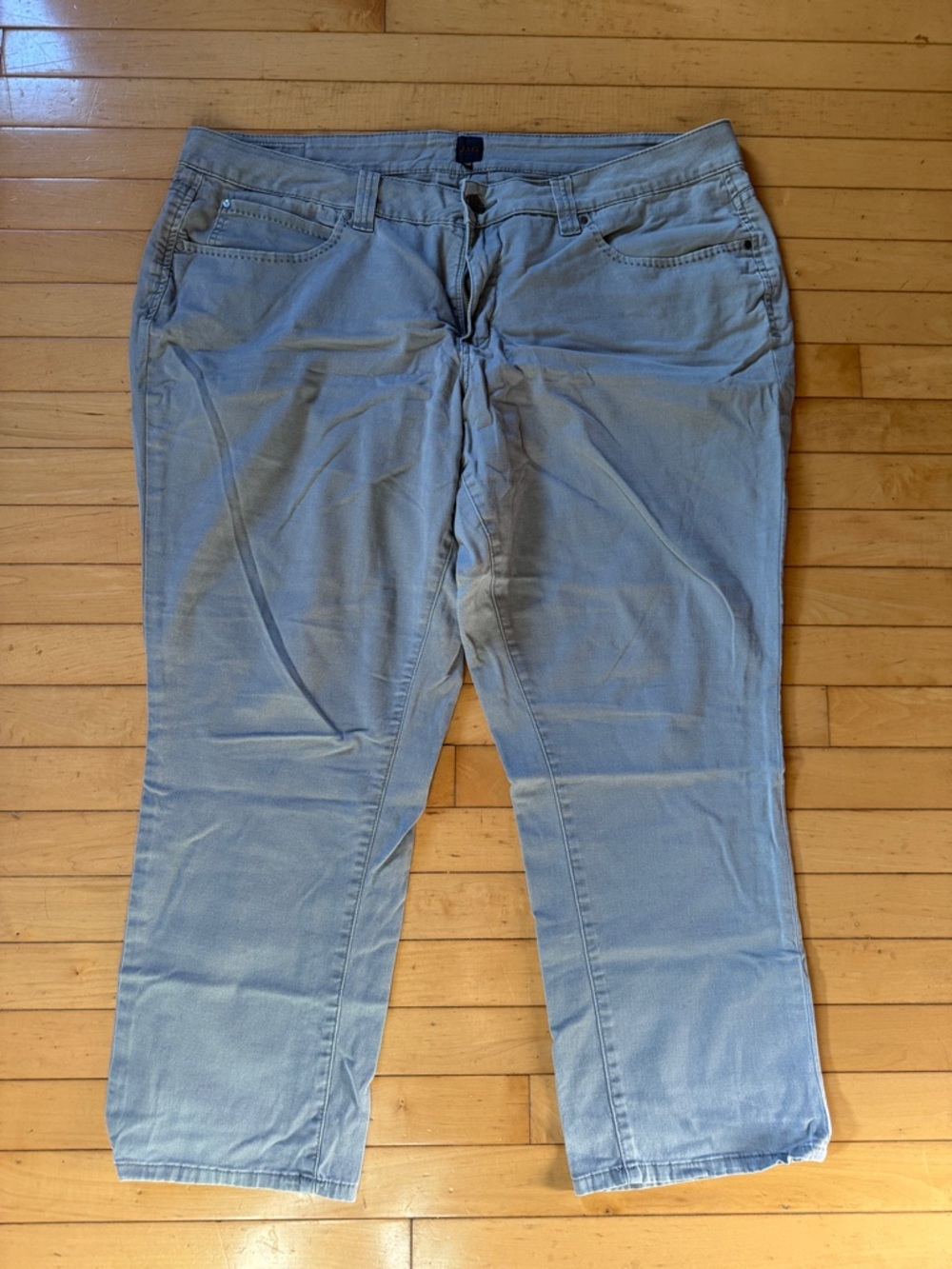 Vintage Jag Curvy Fit Western glove Works gray jeans straight women’s  22 2010s